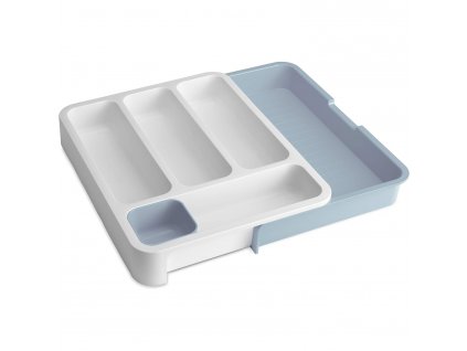 Cutlery tray DRAWERSTORE 85116, adjustable, blue, plastic, Joseph Joseph