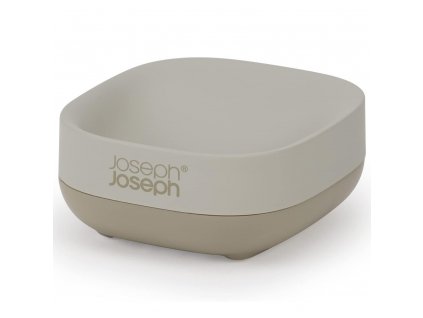 Soap dish SLIM 70577 8 cm, ecru, plastic, Joseph Joseph