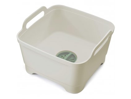 Washing-up bowl WASH&DRAIN 851648 white, plastic, Joseph Joseph