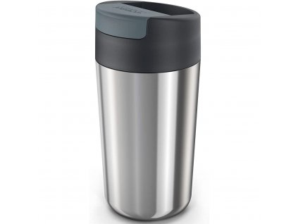 Travel mug SIPP 81133 454 ml, silver, stainless steel, Joseph Joseph