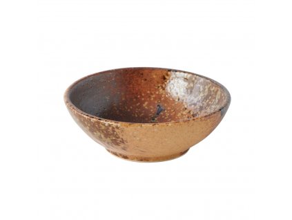 Dining bowl WABI SABI 200 ml, brown, ceramics, MIJ