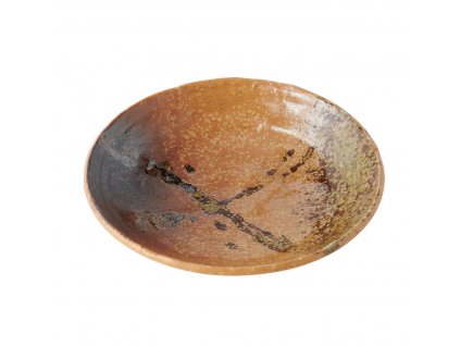Dining bowl WABI SABI 700 ml, brown, ceramics, MIJ