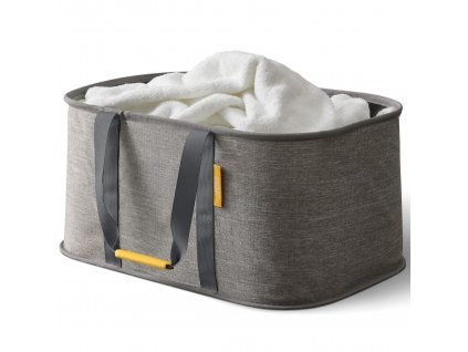 Laundry bag HOLD-ALL 50023 35 l, collapsible, grey, polyester, Joseph Joseph