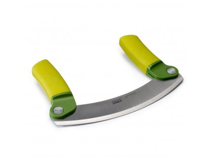 Herb chopper MEZZALUNA 10079 18 cm, green, stainless steel, Joseph Joseph