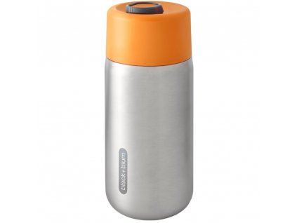 Travel mug 340 ml, orange, stainless steel, Black+Blum