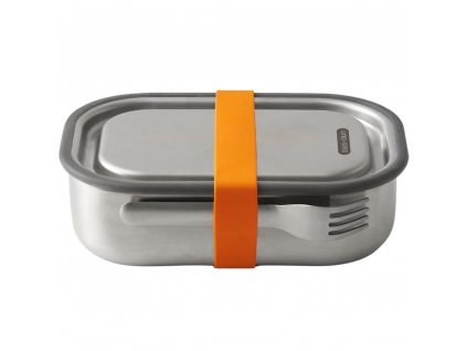 Lunch box 1 l, orange, stainless steel, Black+Blum