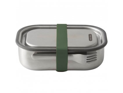 Lunch box 1 l, olive, stainless steel, Black+Blum