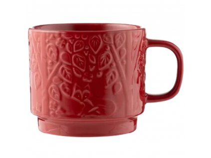 Mug IN THE FOREST 300 ml, red, stoneware, Mason Cash