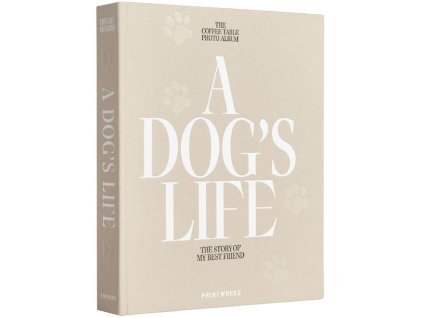 Photo album A DOG´S LIFE, beige, Printworks