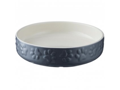 Cat bowl PETWARE 13 cm, grey, stoneware, Mason Cash