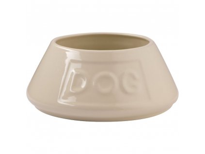 Dog bowl NON TIP 21 cm, creme, stoneware, Mason Cash