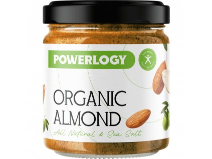 Organic almond cream 330 g, Powerlogy