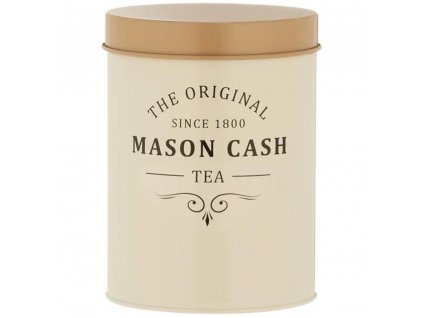 Tea canister HERITAGE 1,3 l, creme, steel, Mason Cash