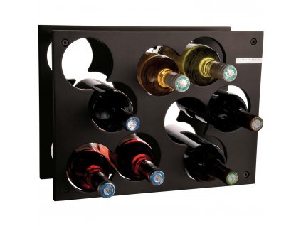 Floor wine rack BOIS 40 x 30 cm, grey, wood, L'Atelier du Vin