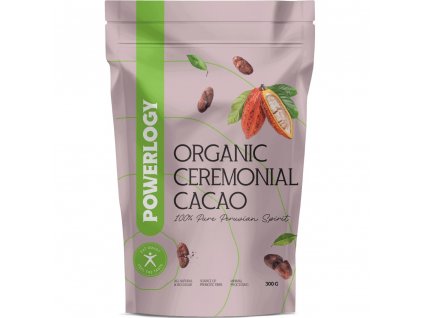 Organic cacao CEREMONIAL 300 g, Powerlogy