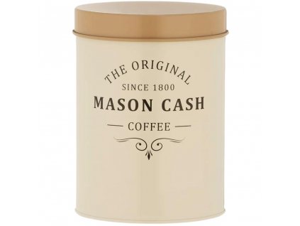 Coffee canister HERITAGE 1,3 l, creme, steel, Mason Cash