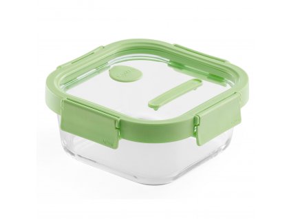 Food storage container 800 ml, square, glass, Lékué