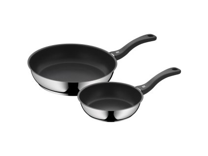 Pan set DEVIL, set of 2 pcs, silver, stainless steel, WMF