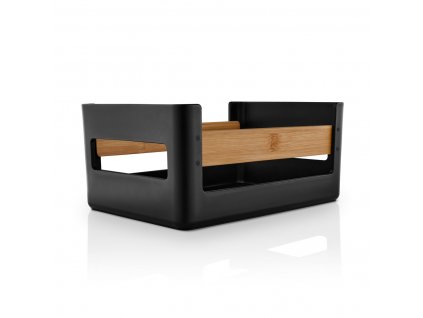 Kitchen organiser NORDIC KITCHEN 27 x 19 cm, black, plastic/bamboo, Eva Solo