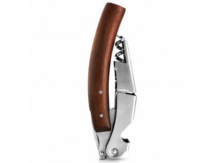 Waiter's corkscrew LIQUID LOUNGE 15 cm, brown, stainless steel, Eva Solo
