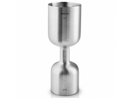 Bar measuring cup LIQUID LOUNGE 25/50 ml, silver, stainless steel, Eva Solo