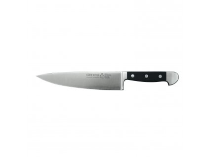 Chef's knife ALPHA POM 21 cm, black, Güde