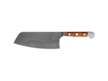 Japanese knife CHAI DAO DAMASCUS 16 cm, brown, Güde