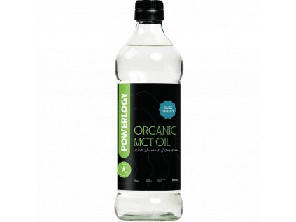 Organic coconut oil MCT 500 ml, Powerlogy