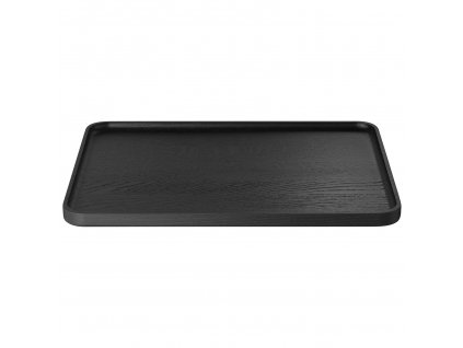 Serving tray OKU 40 x 30 cm, black, wood, Blomus
