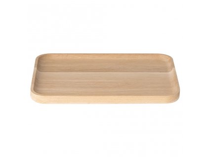 Serving tray OKU 27,5 x 20 cm, brown, wood, Blomus