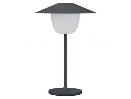 Portable table lamp ANI MINI 21 cm, LED, magnet gray, aluminium, Blomus