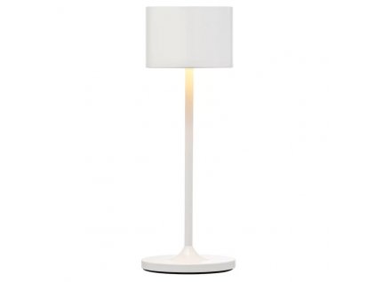 Portable table lamp FAROL MINI 19,5 cm, LED, white, aluminium, Blomus