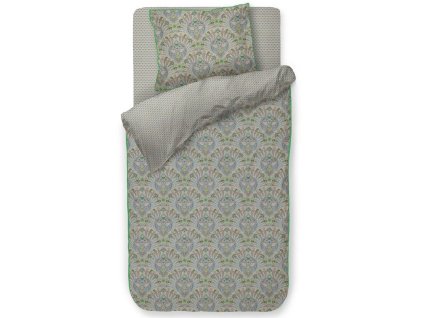 Single bedding set ALBA 140 x 200 cm, blue, cotton percale, Pip Studio