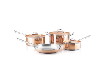 Cookware set CON CLASSE, set of 7 pcs, copper, Ruffoni