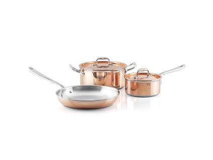 Cookware set CON CLASSE, set of 5 pcs, copper, Ruffoni
