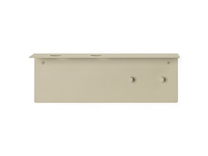 Bathroom shelf DORA 35 cm, cashmere, stainless steel, ferm LIVING