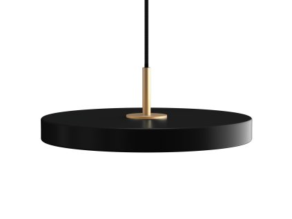 Ceiling lamp ASTERIA 31 cm, black / gold, aluminium, Umage