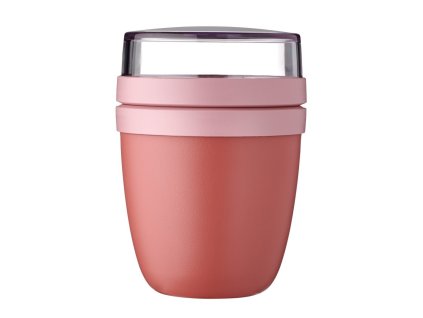 222365 obedovy box ellipse mini 300 120 ml syta mauve plast mepal