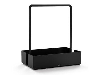 222669 servirovaci organizer umo 21 cm cerna nerezova ocel zack