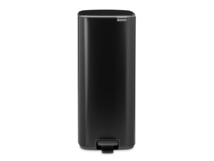 226080 pedalovy odpadkovy kos bo 30 l matna cerna ocel brabantia
