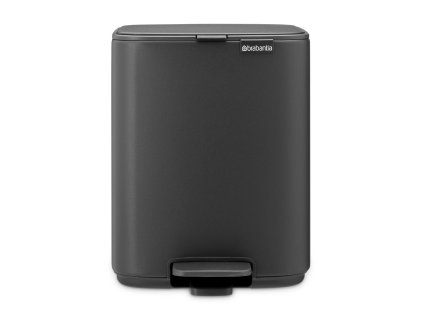 225873 pedalovy odpadkovy kos bo 7 l mineralni seda ocel brabantia