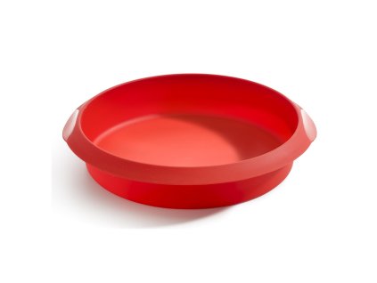 226125 forma na kolac 24 cm cervena silikon lekue