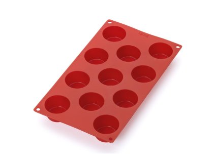 226128 forma na muffiny 30 cm cervena silikon lekue