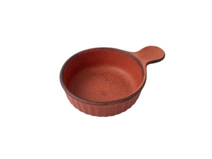 226461 mini servirovaci hrnec donabe 15 cm oranzova keramika mij