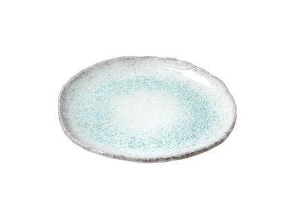 226449 jidelni talir aqua splash 30 cm modra keramika mij