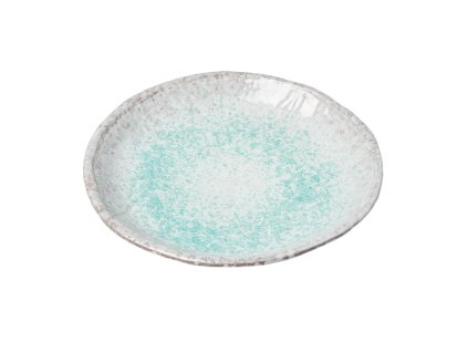 226485 jidelni talir aqua splash 27 cm modra keramika mij