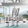 Lantern FARO set of 3 pcs, polished stainless steel, Blomus