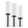Lantern FARO set of 3 pcs, polished stainless steel, Blomus