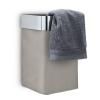 Wall-mounted towel basket NEXIO polished taupe Blomus
