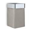 Wall-mounted towel basket NEXIO polished taupe Blomus